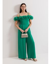Phase Eight - Imogen Corsage Off The Shoulder Jumpsuit - Lyst