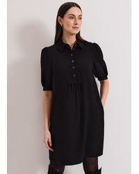 Phase Eight - Claudia Button Swing Mini Dress - Lyst