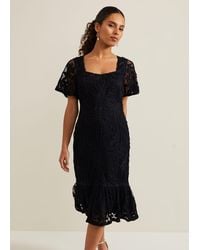 Phase Eight - Petite Matilda Tapework Midi Dress - Lyst