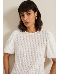 Phase Eight - Aurora Textured Top - Lyst