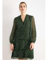 Phase Eight - Alma Spot Swing Print Dress - Lyst