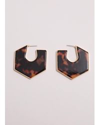 Phase Eight - Tort Large Hoop Earrings - Lyst