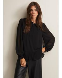 Phase Eight - April Ruffle Blouse - Lyst