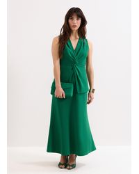 Phase Eight - Nisha Twist Midi Dress - Lyst