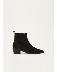 Phase Eight - Stitch Detail Suede Ankle Boot - Lyst