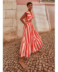 Phase Eight - Lottie Stripe Maxi Dress - Lyst