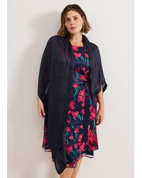 Phase Eight - Satin Trim Scarf - Lyst