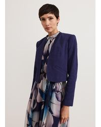Phase Eight - Olivia Textured Short Jacket - Lyst
