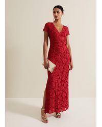 Phase Eight - Janice Tapework Maxi Dress - Lyst