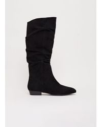 Phase Eight - Suede Flat Knee High Boots - Lyst