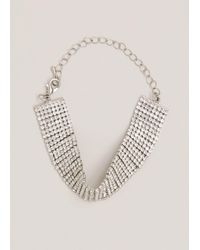 Phase Eight - Chainmail Sparkle Bracelet - Lyst