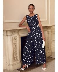 Phase Eight - Maxine Polka Dot Wide Leg Jumpsuit - Lyst