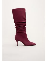 Phase Eight - Suede Knee High Heeled Boots - Lyst