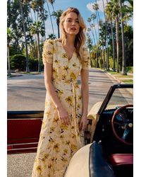 Phase Eight - Azalea Fil Coupe Floral Midi Dress - Lyst