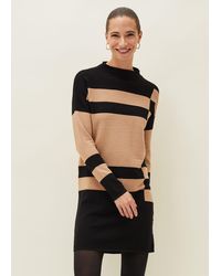 Phase Eight - 's Azera Colourblock Textured Knit Dress - Lyst