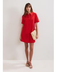 Phase Eight - Nicky Broiderie Dress - Lyst