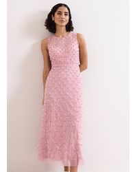 Phase Eight - Leandra Beaded Midaxi Dress - Lyst