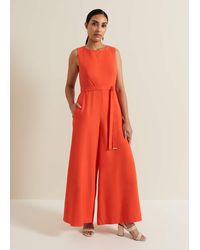 Phase Eight - 's Petite Marta Red Culotte Jumpsuit - Lyst