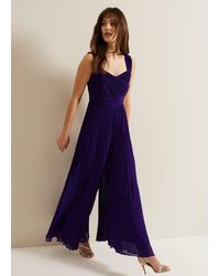 Phase Eight - Lucia Pleated Bodice Jumpsuit - Lyst