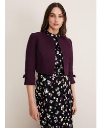 Phase Eight - Zoelle Bow Detail Jacket - Lyst