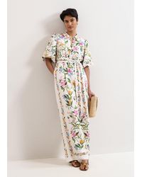 Phase Eight - Petite Camilla Floral Tie Waist Jumpsuit - Lyst
