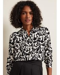 Phase Eight - 's Era Abstract Bow Shirt - Lyst