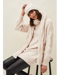 Phase Eight - Cattie Ribbed Beanie Hat - Lyst