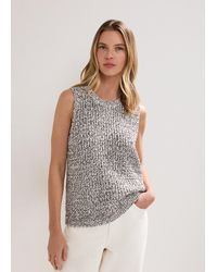 Phase Eight - Lorelle Textured Tank - Lyst
