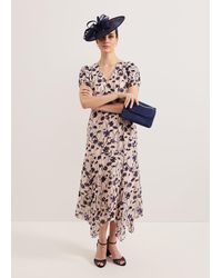 Phase Eight - Verity Filcoupe Floral Dress - Lyst