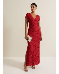 Phase Eight - Janice Tapework Maxi Dress - Lyst