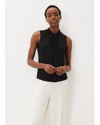 Phase Eight - 's Reign Twist Neck Jersey Top - Lyst