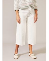 Phase Eight - Nora Denim Culottes - Lyst