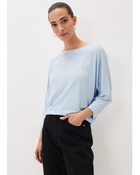 Phase Eight - Belle Round Neck Top - Lyst