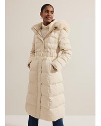 Phase Eight - Dixie Long Fur Hood Puffer - Lyst