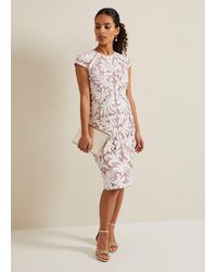 Phase Eight - Petite Karima Tapework Midi Dress - Lyst