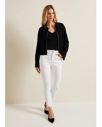 Phase Eight - 's Joelle White Button Detail Skinny Jean - Lyst