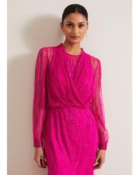 Phase Eight - Lila Beaded Cover Up - Lyst