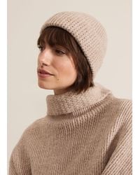 Phase Eight - Knitted Beanie - Lyst