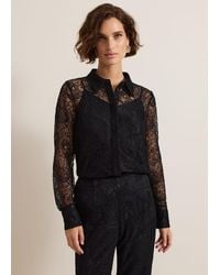 Phase Eight - Livana Lace Shirt - Lyst