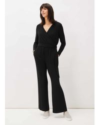 Phase Eight - Zarra Wrap Wide Leg Jersey Jumpsuit - Lyst