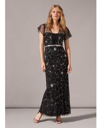 Phase Eight - Anabella Beaded Maxi Dress - Lyst