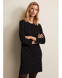 Phase Eight - 's Catriona Stud Shift Knitted Mini Dress - Lyst