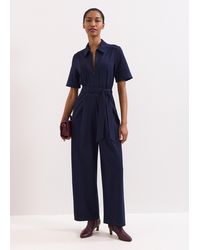 Phase Eight - Tabitha Ponte Zip Jumpsuit - Lyst