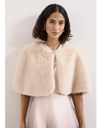 Phase Eight - Faux Fur Stole - Lyst