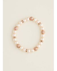 Phase Eight - Pearl And Stone Stretch Bracelet - Lyst