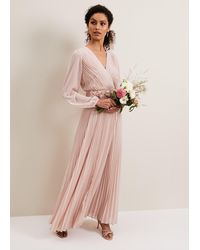 Phase Eight - Alecia Pleated Maxi Dress - Lyst