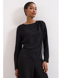 Phase Eight - Petite Noa Sparkle Drape Top - Lyst