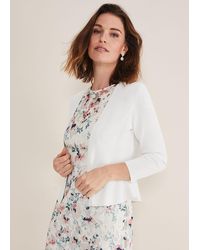 Phase Eight - Salma Flare Hem Knitted Jacket - Lyst