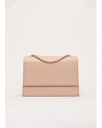 Phase Eight - Leather Chain Clutch - Lyst