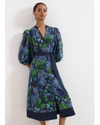 Phase Eight - Nixie Floral Print Midi Shirt Dress - Lyst